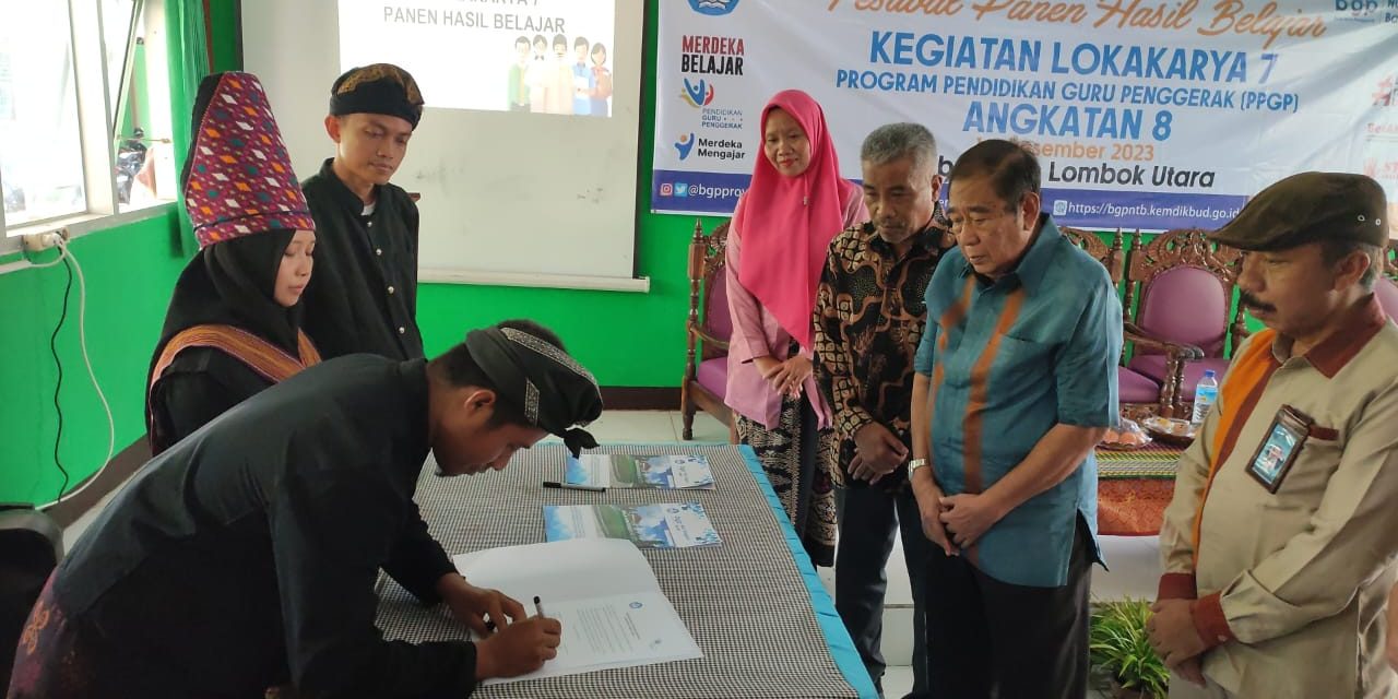 Pesta Ilmu: Lokakarya Panen Hasil Belajar PPGP Angkatan 8 Kabupaten Lombok Utara Bersama Bupati Kehormatan
